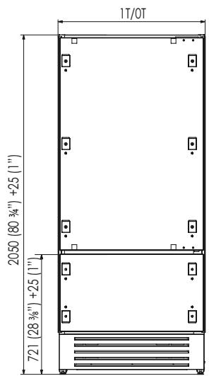 SMEG RF376RSIX - Profondeur (sans panneau) - 3