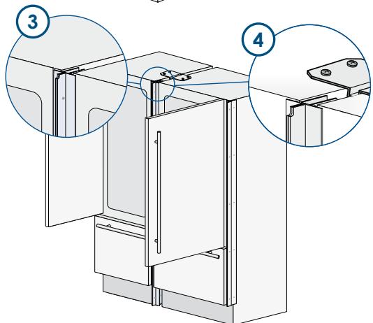 SMEG RF376RSIX - Installation dans la niche - 5