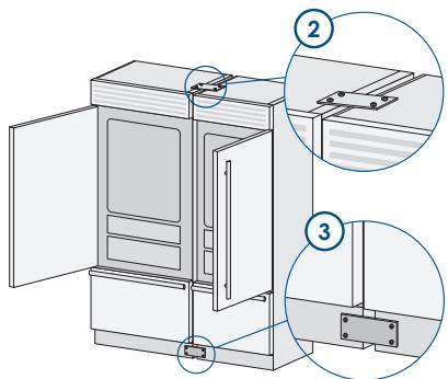 SMEG RF376RSIX - Gør som følger: - 2
