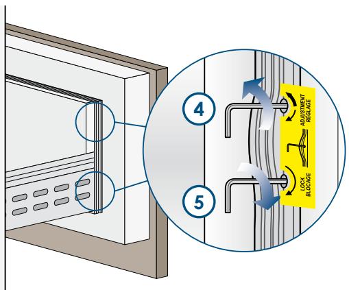 SMEG RF376RSIX - Fixation des panneaux à la porte et au Grand bac - 4