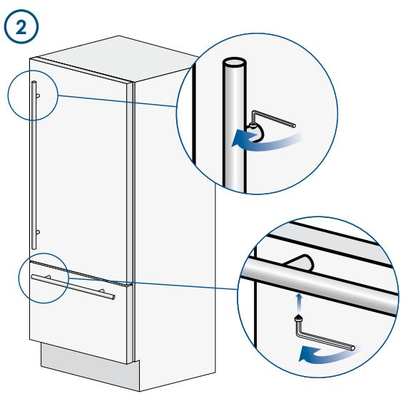 SMEG RF376RSIX - Выполните следующие действия: - 1