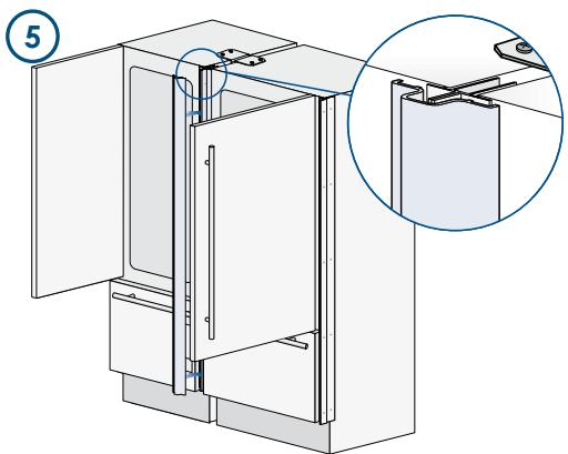 SMEG RF376RSIX - Installation in der Öffnung - 6