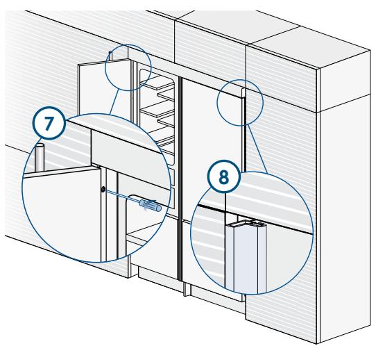 SMEG RF376RSIX - Installation dans la niche - 8
