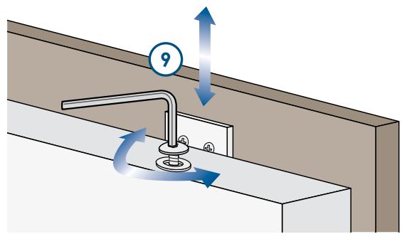 SMEG RF376RSIX - Fixation des panneaux à la porte et au Grand bac - 8