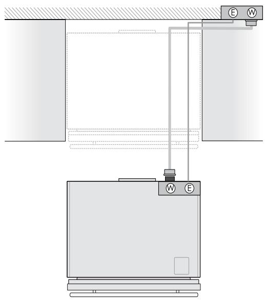 SMEG RF376RSIX - Raccordements électrique et hydraulique - 1