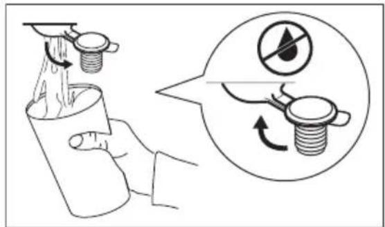 Diagram illustrating a mechanical process with labeled parts and a magnified circular diagram showing rotational motion.
