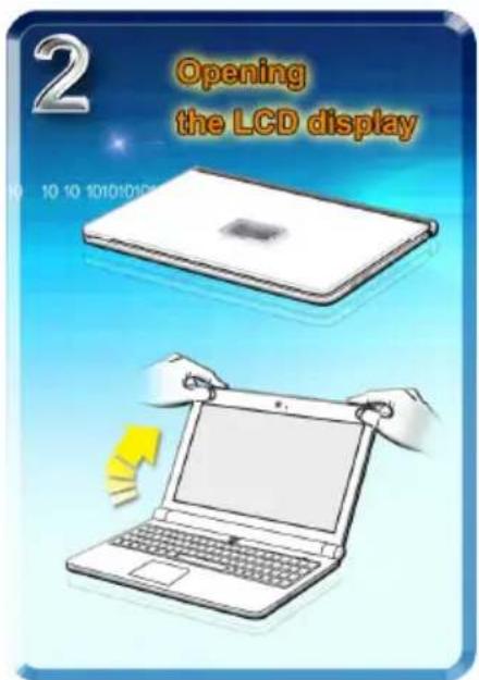 2 Opening the LCD display