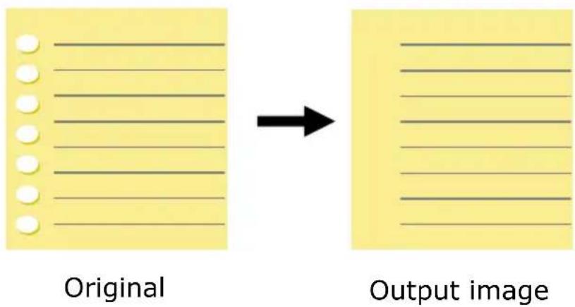 Original Output image