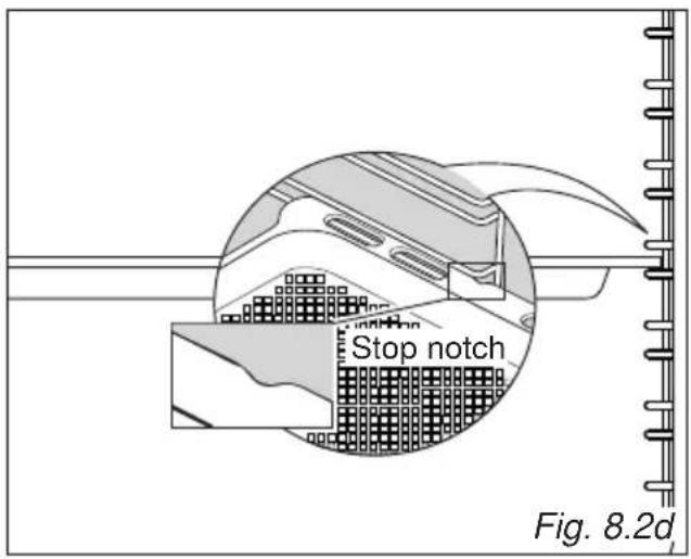 Stop notch Fig. 8.2d
