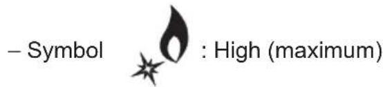 - Symbol : High (maximum)