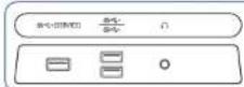 SAMSUNG S27D604UAE - Ports - 8