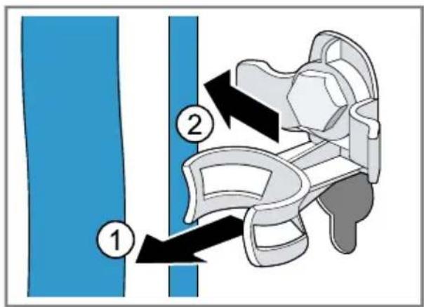 BOSCH WAN2821XME - Retrait des cales de transport - 1