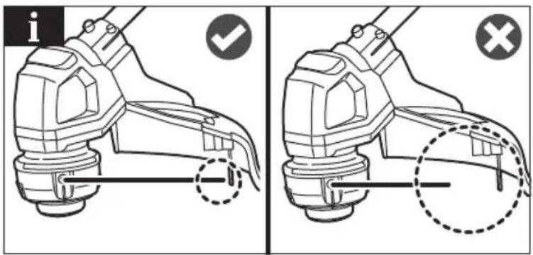 Diagram showing two views of a robotic device with check and cross icons indicating inspection or repair points.