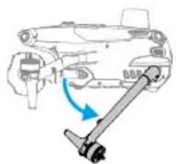 Diagram of a vehicle's internal components with a lever mechanism (no text or labels)
