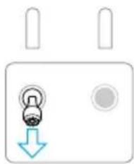 Simple diagram of a device with a lock and download arrow, no text or symbols present