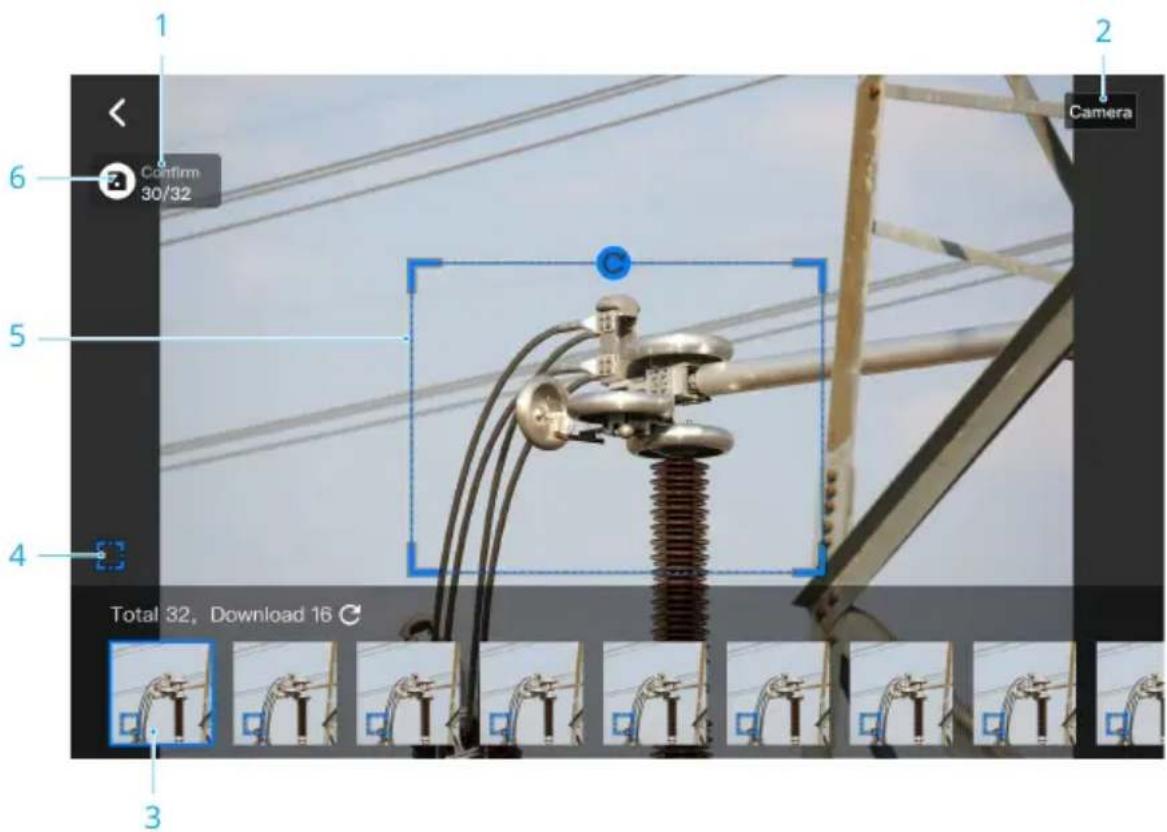 1 2 Camera 6 Confirm 30/32 5 4 Total 32, Download 16 C 3
