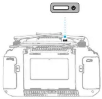 Top-down schematic of a device chassis with no visible text or symbols
