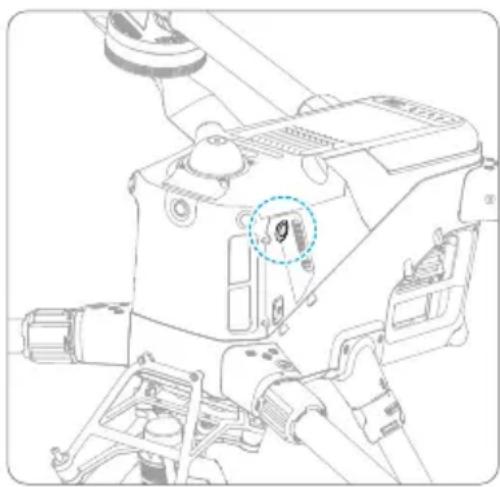 Technical line drawing of a mechanical device with no visible text or symbols