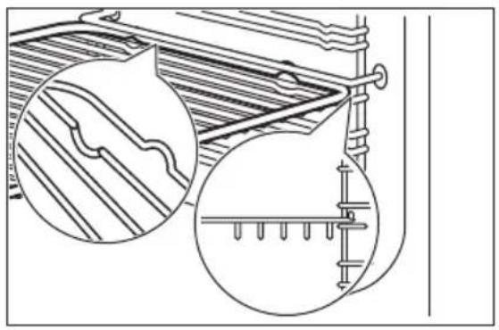 Technical diagram showing two views of a mechanical component with internal hatching and mounting holes (no text or symbols)