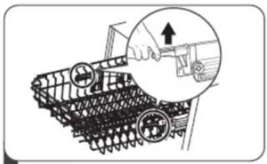 Illustration of a tracked vehicle with gear and a hand adjusting a component, showing no text or symbols.
