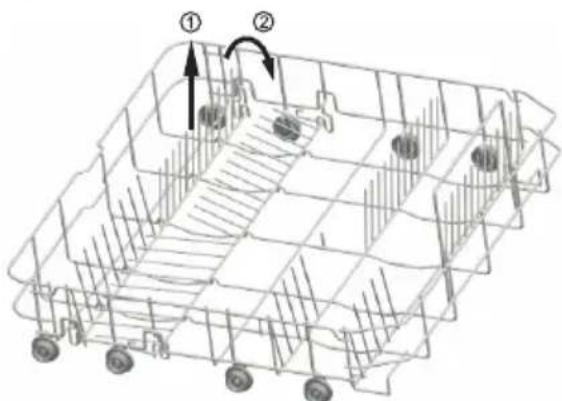 FAGOR 3LVF-625 - *Cesta superior e inferior con rejillas plegables - 1