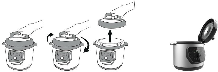CECOTEC Pack 2 Ollas H Deluxe - DO NOT FORCE THE LID WHEN OPENING IT - 1