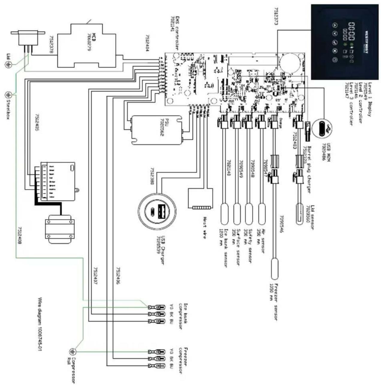 VISTA/MSI Level 1 Dispact 7020549 Level 2 controller 7021146 7021146 Level 3 controller 7021147 7512403 Barrel plug charger 7020560 USB M2M 7090546 Air sensor 350 nm Safety sensor 300 nm Surface sensor 350 nm Ice bank sensor 1200 nm Heat micro 7021140 702140 7512380 7512405 7512406 7512407 7512408 7…