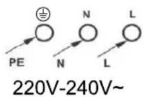 PE N L 220V-240V~