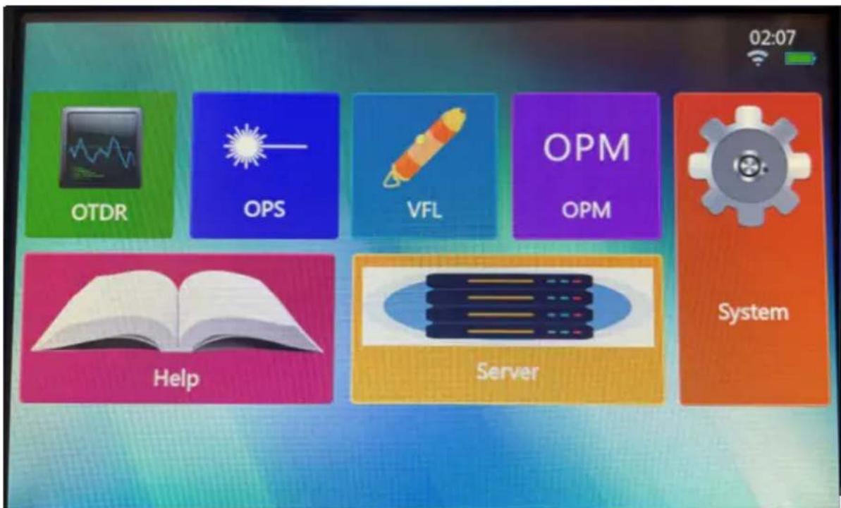 OTDR OPS VFL OPM OPM System Help Server