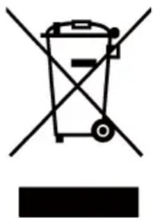 Symbol of a trash bin crossed with a diagonal line, no text or numbers present