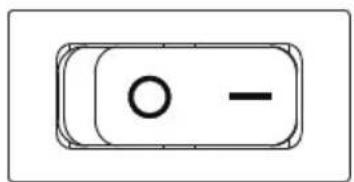Simple diagram of a car with an open circle and minus sign, no text or symbols present