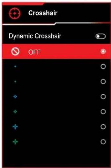 Crosshair Dynamic Crosshair OFF
