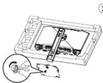 Technical diagram of a mechanical assembly with a magnified inset showing a component (no text or symbols visible)