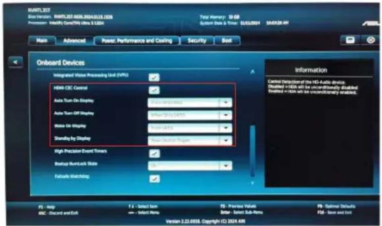 NVIDIA 2004 Main Version: NVIDIA2004.03.15.1526 Preparation: Intel/PCI Core/PCI Ultra 1.125H Total Memory: 16 GB System Size & Time: 11/11/2004 10:09:28 AM Main Advanced Power Performance and Coding Security Best Onboard Devices Integrated Vialer Processing Unit (VIPS) H48 CEC Control Auto Turn On D…