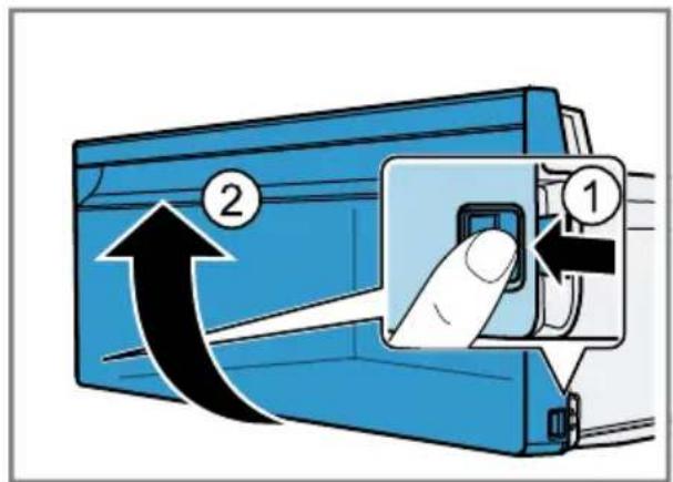 SIEMENS KG39NVICG - Retirer la façade du bac - 1