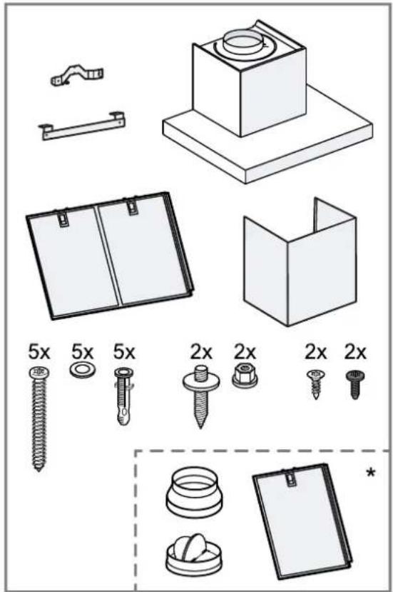 BOSCH DWB67DN60B - Included with the appliance - 1