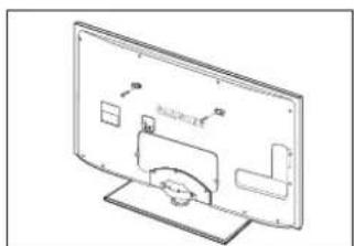 SAMSUNG UN55B8000XM - Para evitar que a TV caia: - 2