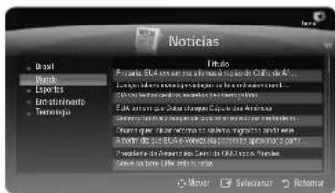 SAMSUNG UN55B8000XM - Widget Notícias - 1