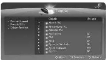 SAMSUNG UN55B8000XM - □ Alterando Cidades Favoritas - 2