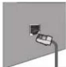 SAMSUNG UN55B8000XM - É possível conectar a porta de LAN e a TV diretamente, dependendo do status da sua rede. - 1