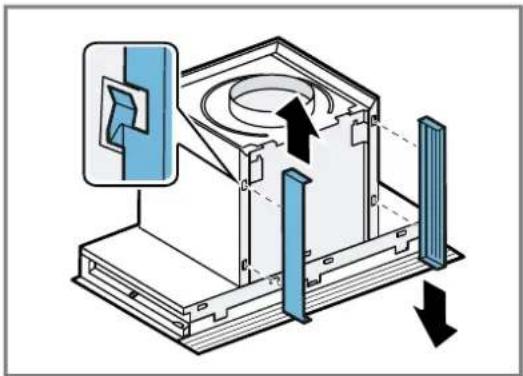 Diagram of a mechanical device with rotating components and directional arrows indicating motion (no text or symbols)