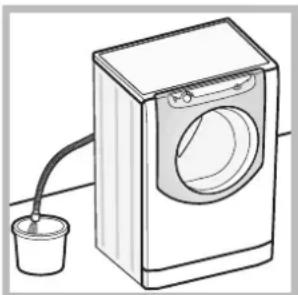 Hotpoint Ariston AQD1071D 69 - Χειρονακτικό άνοιγμα της πόρτας - 1