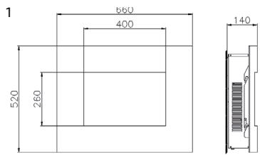 CECOTEC Ready Warm 3500 Curved Flames - Installation murale - 1