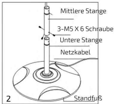 CECOTEC Ready Warm 8100 Power Quartz - Montage der Grundplatte - 2