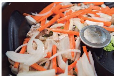 CECOTEC Turbocecofry 4d Acc - Sautéed vegetables with soy sauce - 1