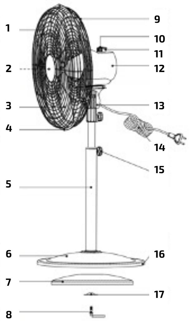 CECOTEC Ventilador De Pie Energysilence 610 Steelstyle - COPYRIGHT - 1