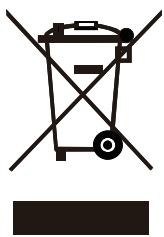 Symbol of a trash bin with crossed lines indicating no waste or restriction, and a solid black rectangle below (no text or labels)