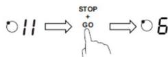 ○11 → STOP + GO → ○6