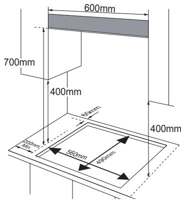 600mm 700mm 400mm 850mm 400mm 120mm 4mm 560mm 680mm