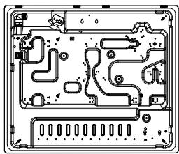 Pure electrical circuit lines without any symbols